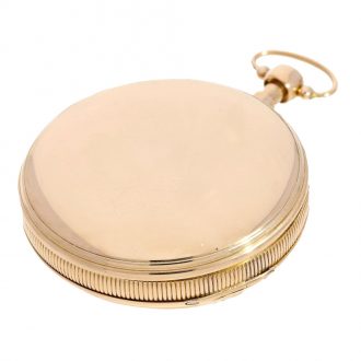 Swiss 18K gold quarter repeating cylinder watch Circa 1820
