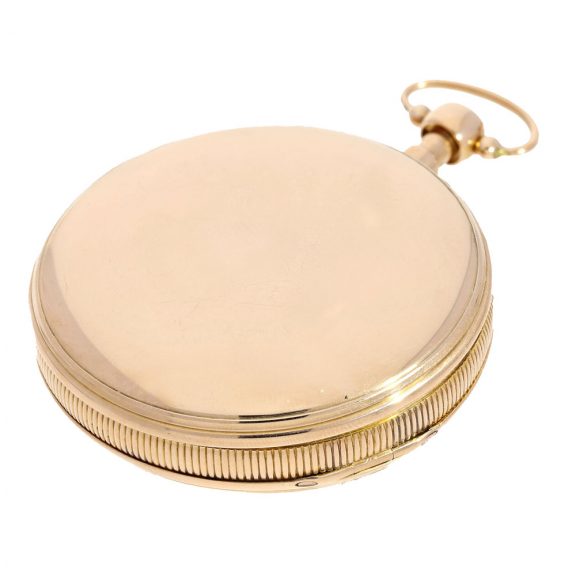 Swiss 18K gold quarter repeating cylinder watch Circa 1820 Swiss 18K gold quarter repeating cylinder watch Circa 1820