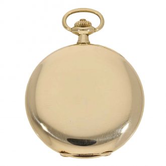 German 14 carat gold fine full hunter case watch Circa 1930