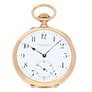 Swiss gold high grade edition lever pocket watch Circa 1906