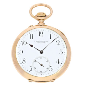 Swiss gold high grade edition lever pocket watch Circa 1906