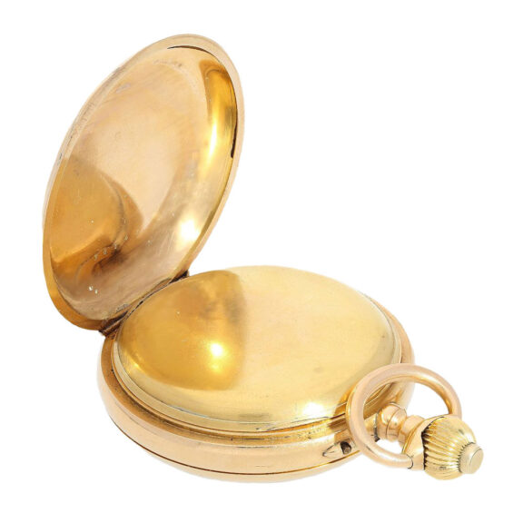 Swiss lever pocket watch with 30-min register Circa 1890 Swiss lever pocket watch with 30-min register Circa 1890