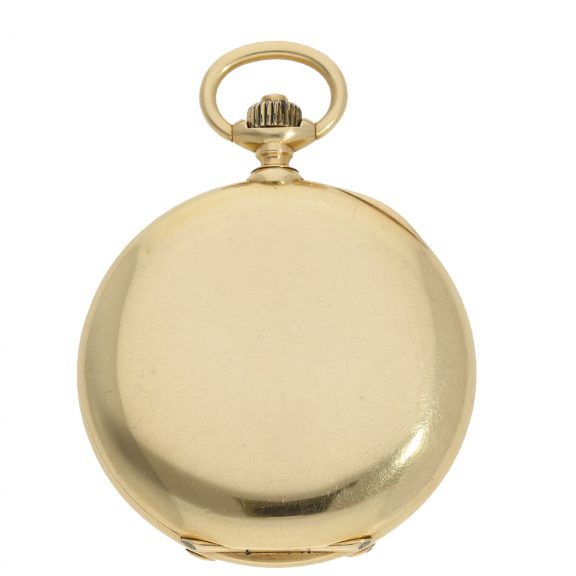 Swiss especially large and heavy gold full hunter cased watch Circa 1870 Swiss especially large and heavy gold full hunter cased watch Circa 1870