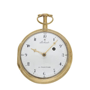 French 18 carat gold watch with striking mechanism Circa 1820