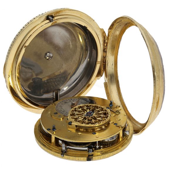 French 18 carat gold watch with striking mechanism Circa 1820 French 18 carat gold watch with striking mechanism Circa 1820