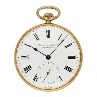 Swiss 18 Carat vintage pocket watch with manual winding Circa 1970