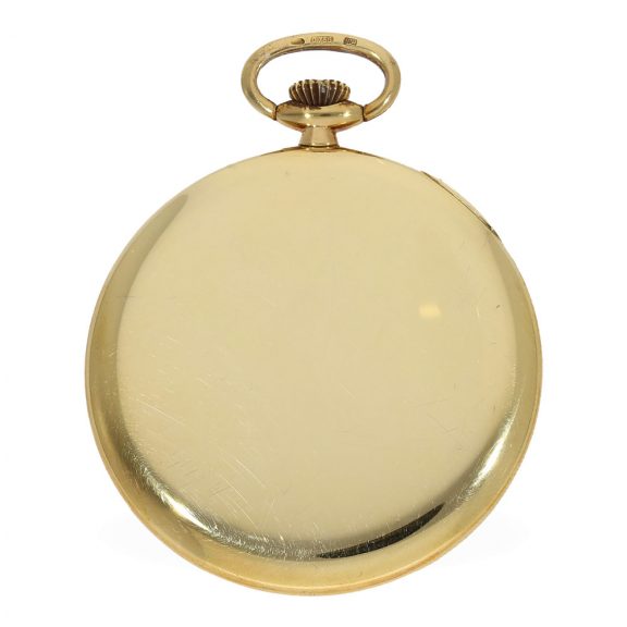 Swiss 18 Carat vintage pocket watch with manual winding Circa 1970 Swiss 18 Carat vintage pocket watch with manual winding Circa 1970