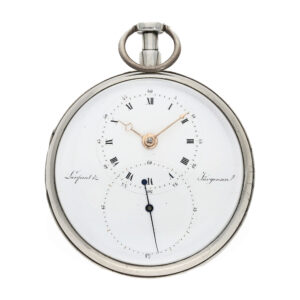 Danish silver deck watch with cylinder escapement Circa 1803