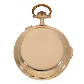 Swiss 14 carat gold large and heavy full hunter cased watch Circa 1905