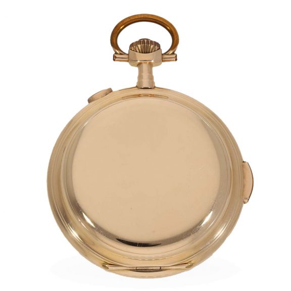 Swiss 14 carat gold large and heavy full hunter cased watch Circa 1905 Swiss 14 carat gold large and heavy full hunter cased watch Circa 1905
