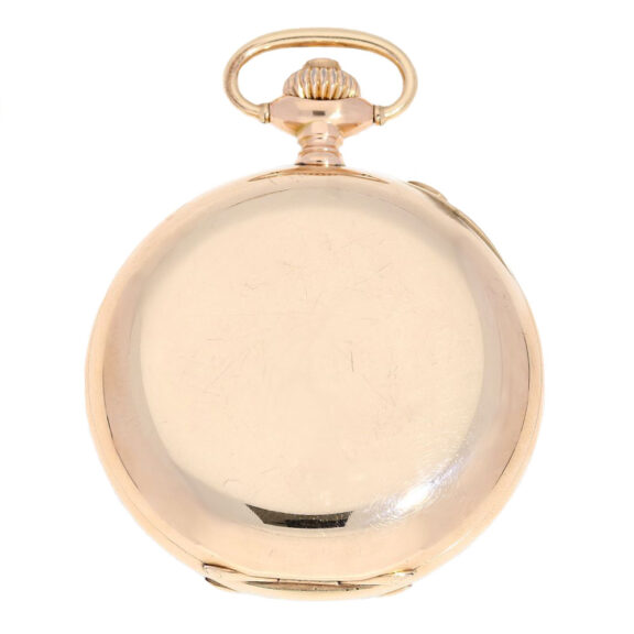 Swiss gold with split seconds chronograph Circa 1895 Swiss gold with split seconds chronograph Circa 1895