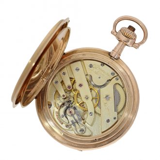 German large gold full hunter case watch ‘Louis XV’ Circa 1900 German large gold full hunter case watch ‘Louis XV’ Circa 1900