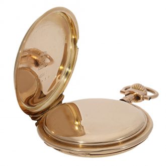 German large gold full hunter case watch ‘Louis XV’ Circa 1900 German large gold full hunter case watch ‘Louis XV’ Circa 1900
