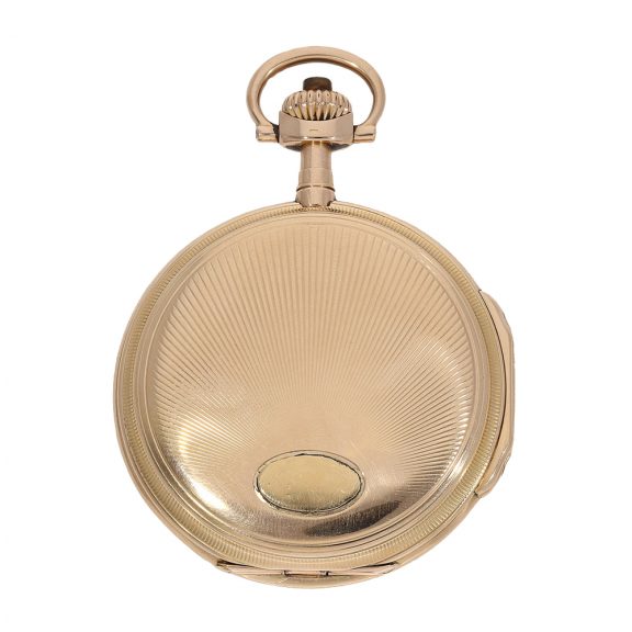 German large gold full hunter case watch ‘Louis XV’ Circa 1900 German large gold full hunter case watch ‘Louis XV’ Circa 1900