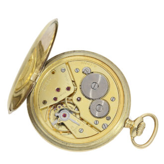 Movement with a lever escapement and 17 jewels