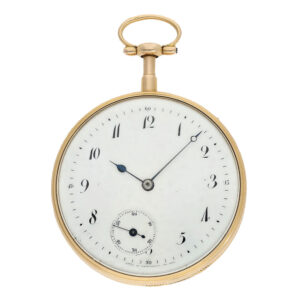 French 20 carat gold pocket watch with repeater Circa 1820