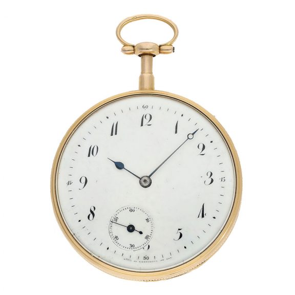 French 20 carat gold pocket watch with repeater Circa 1820