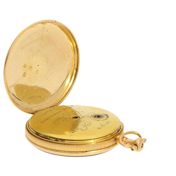 French 20 carat gold pocket watch with repeater Circa 1820 French 20 carat gold pocket watch with repeater Circa 1820