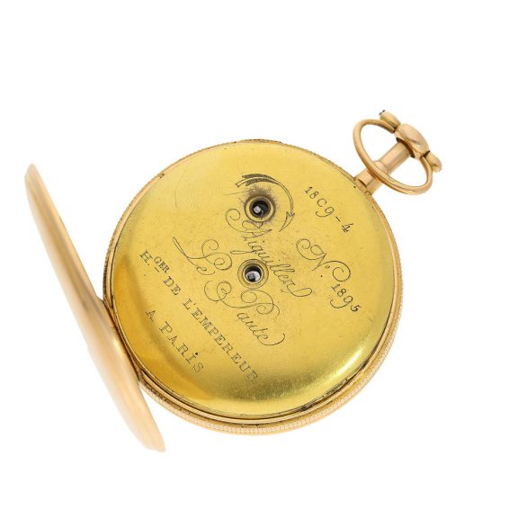 French 20 carat gold pocket watch with repeater Circa 1820 French 20 carat gold pocket watch with repeater Circa 1820