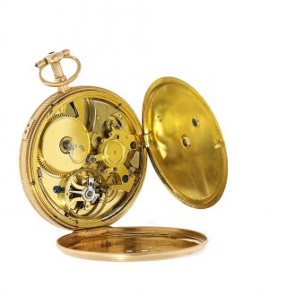French 20 carat gold pocket watch with repeater Circa 1820