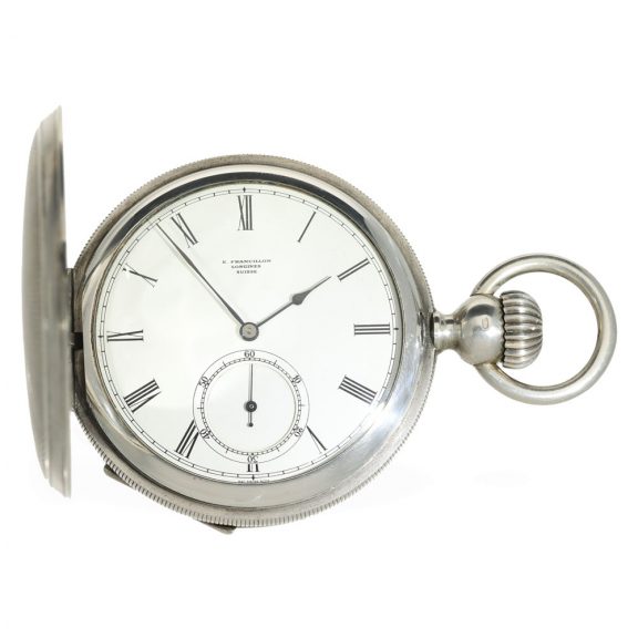 Swiss silver watch to celebrate 125th anniversary of Longines Circa 1992