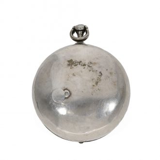 German silver engraved verge pocket watch Circa 1730