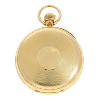 English gold watch with anker chronometer Circa 1890