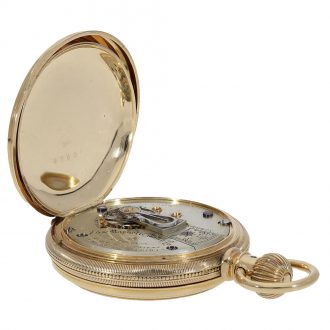 American gold enamel non magnetic watch Paillard's patent Circa 1889