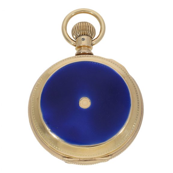 American gold enamel non magnetic watch Paillard's patent Circa 1889 American gold enamel non magnetic watch Paillard's patent Circa 1889