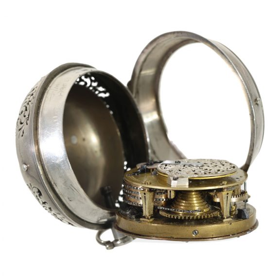 French silver pocket watch with repeater Circa 1720 French silver pocket watch with repeater Circa 1720