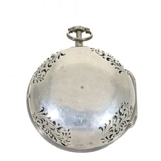 French silver pocket watch with repeater Circa 1720