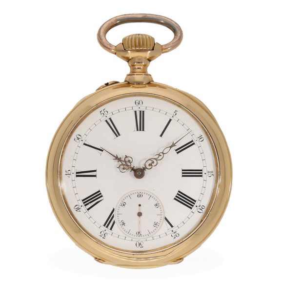 Extremely fine 18 carat anker chronometer pocket watch Circa 1880