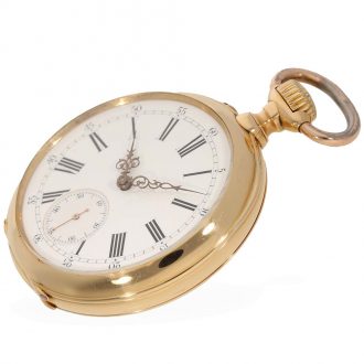 Extremely fine 18 carat anker chronometer pocket watch Circa 1880