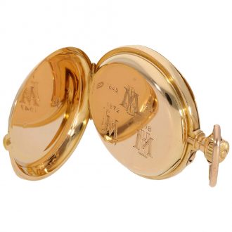 Extremely fine 18 carat anker chronometer pocket watch Circa 1880