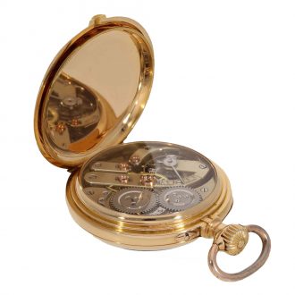 Extremely fine 18 carat anker chronometer pocket watch Circa 1880