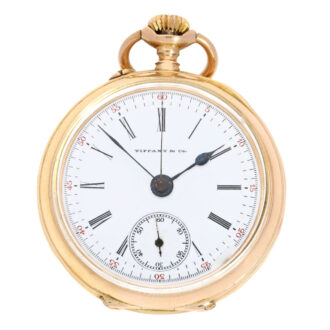 American Lady's gold engine turned pocket watch Circa 1890 American Lady's gold engine turned pocket watch Circa 1890