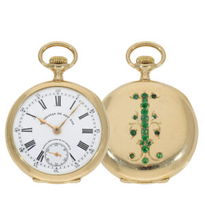 Swiss extremely rare pocket chronometer ‘Gondolo’ Circa 1912