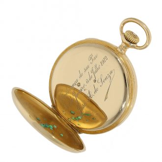 Swiss extremely rare pocket chronometer ‘Gondolo’ Circa 1912