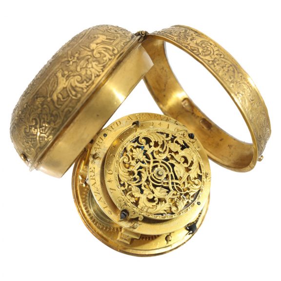 Swiss very early single hand Oignon watch Circa 1690 Swiss very early single hand Oignon watch Circa 1690