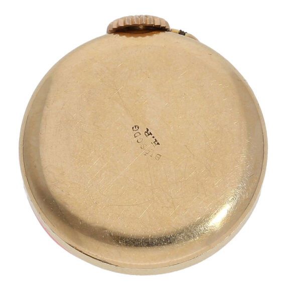 French decorative gold and stone set buttonhole watch Circa 1900 French decorative gold and stone set buttonhole watch Circa 1900