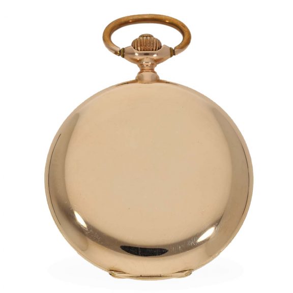 German 14 carat gold full hunter cased watch Circa 1905 German 14 carat gold full hunter cased watch Circa 1905