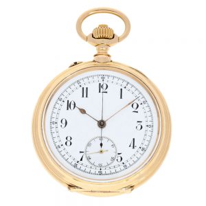 A rare gold Swiss high-class collector's watch Circa 1890