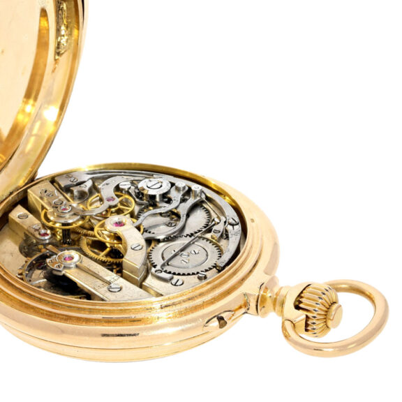 A rare gold Swiss high-class collector's watch Circa 1890 A rare gold Swiss high-class collector's watch Circa 1890