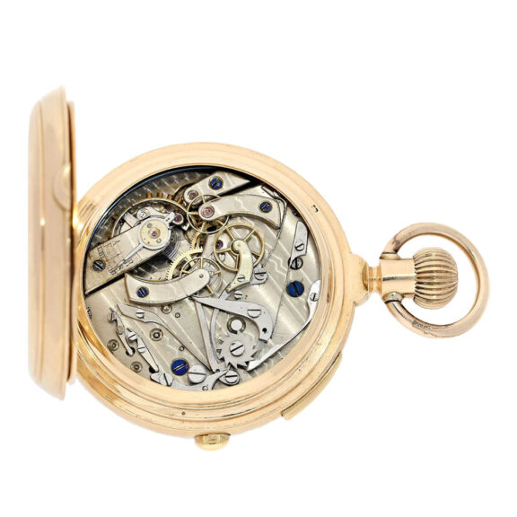 Swiss goldsavonnette engine turned watch Circa 1870 Swiss goldsavonnette engine turned watch Circa 1870