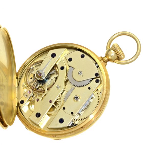 18 Carat gold Swiss very early and fine anker chronometer Circa 1865 18 Carat gold Swiss very early and fine anker chronometer Circa 1865