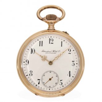 Swiss 14 carat gold precision pocket watch Circa 1890