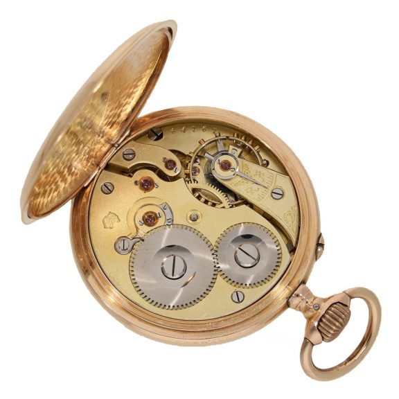 Swiss 14 carat gold precision pocket watch Circa 1890 Swiss 14 carat gold precision pocket watch Circa 1890