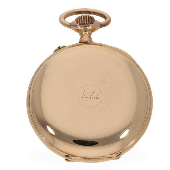 Swiss 14 carat gold precision pocket watch Circa 1890 Swiss 14 carat gold precision pocket watch Circa 1890