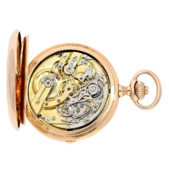 Swiss gold, chronograph with 30-min-recorder Circa 1900