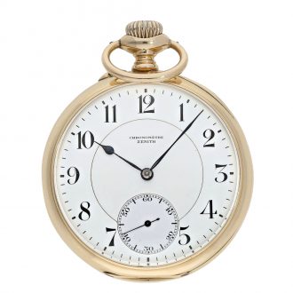 Swiss pocket watch chronometer in deck watch quality Circa 1920